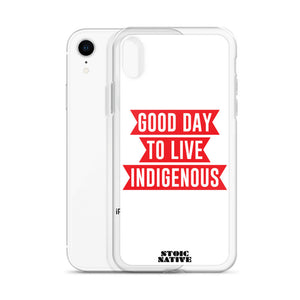 Good Day To Live Indigenous iPhone Case