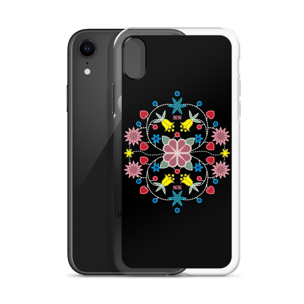 Native Floral Badge iPhone Case