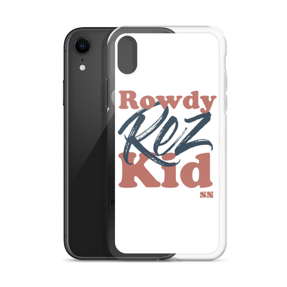 Rowdy Rez Kid iPhone Case