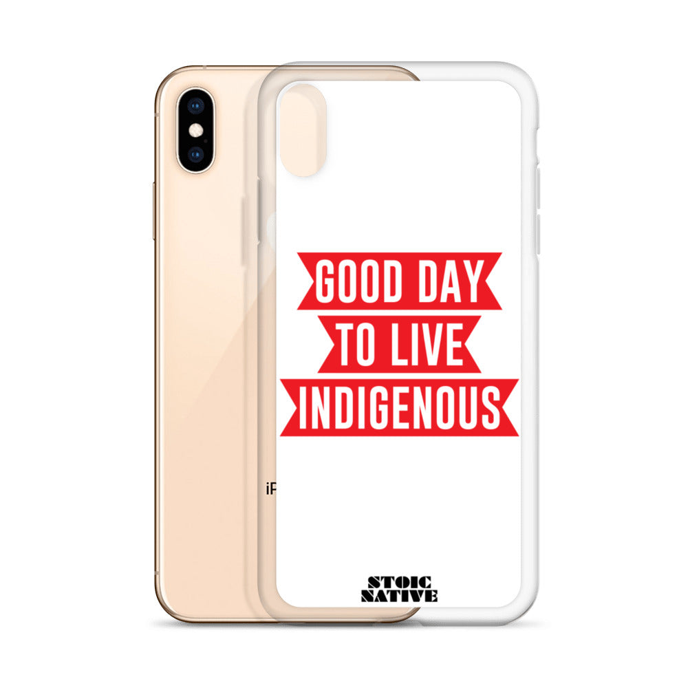 Good Day To Live Indigenous iPhone Case