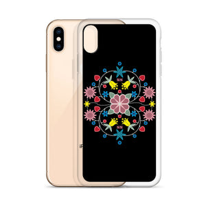 Native Floral Badge iPhone Case