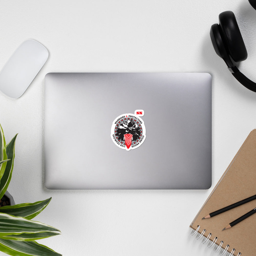 Native Warriors Bubble-free stickers