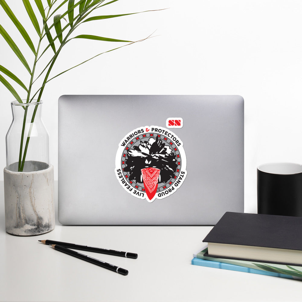 Native Warriors Bubble-free stickers