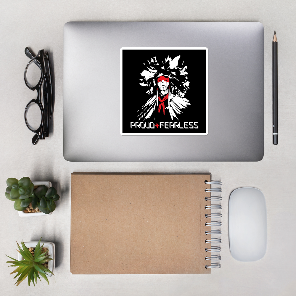 Stoic Face Bubble-free stickers