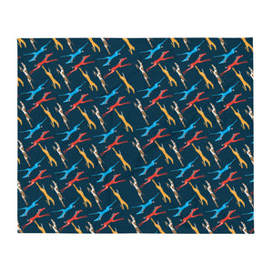 Horse Herd Throw Blanket