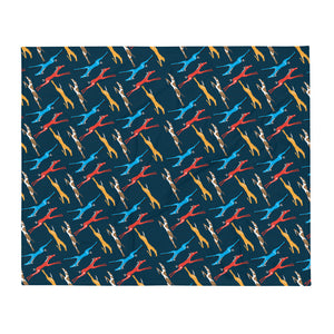 Horse Herd Throw Blanket