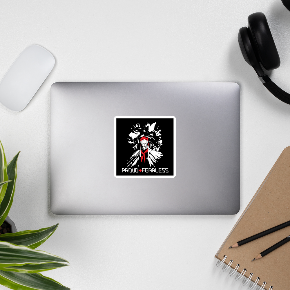Stoic Face Bubble-free stickers