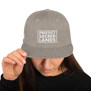 Protect Sacred Lands Snapback Hat