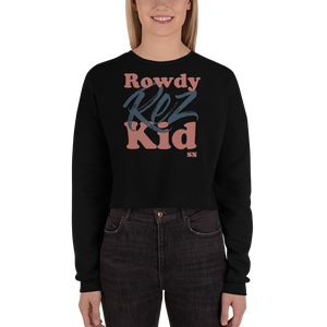 Rowdy Rez Kid Crop Sweatshirt