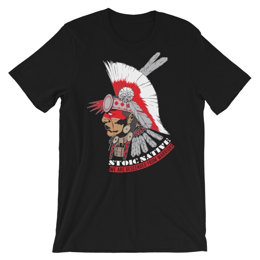 We are Descended from Warriors Men's Traditional T-Shirt