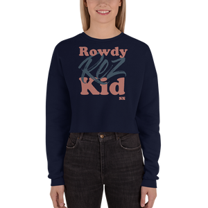 Rowdy Rez Kid Crop Sweatshirt