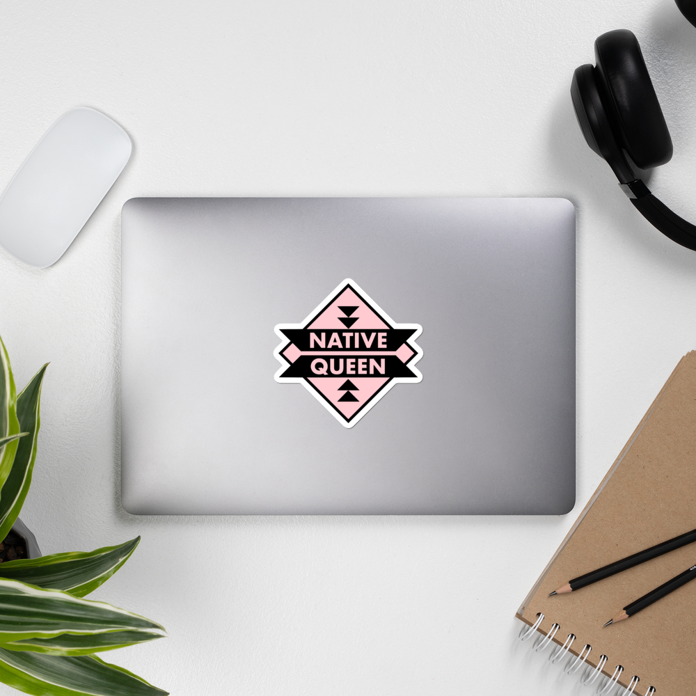 Native Queen Bubble-free stickers