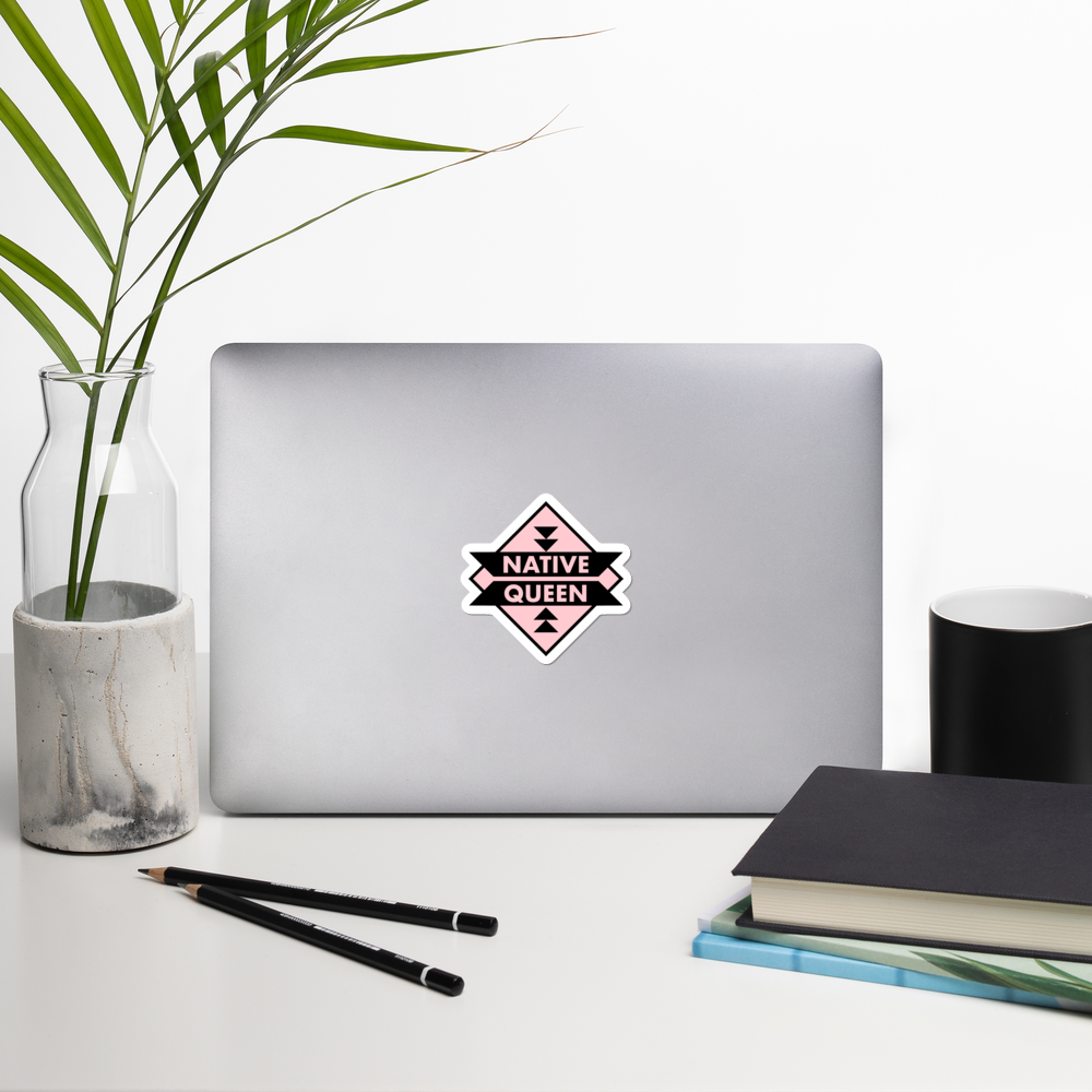 Native Queen Bubble-free stickers