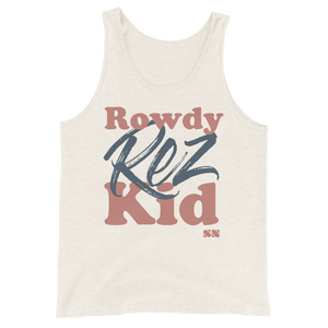 Rowdy Rez Kid Unisex Tank Top