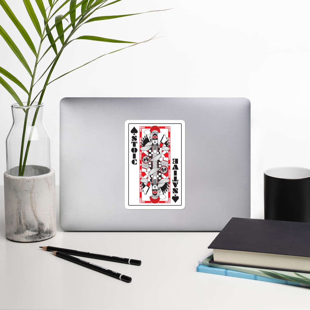 Stoic King Bubble-free stickers