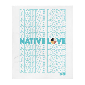 Native Love Throw Blanket