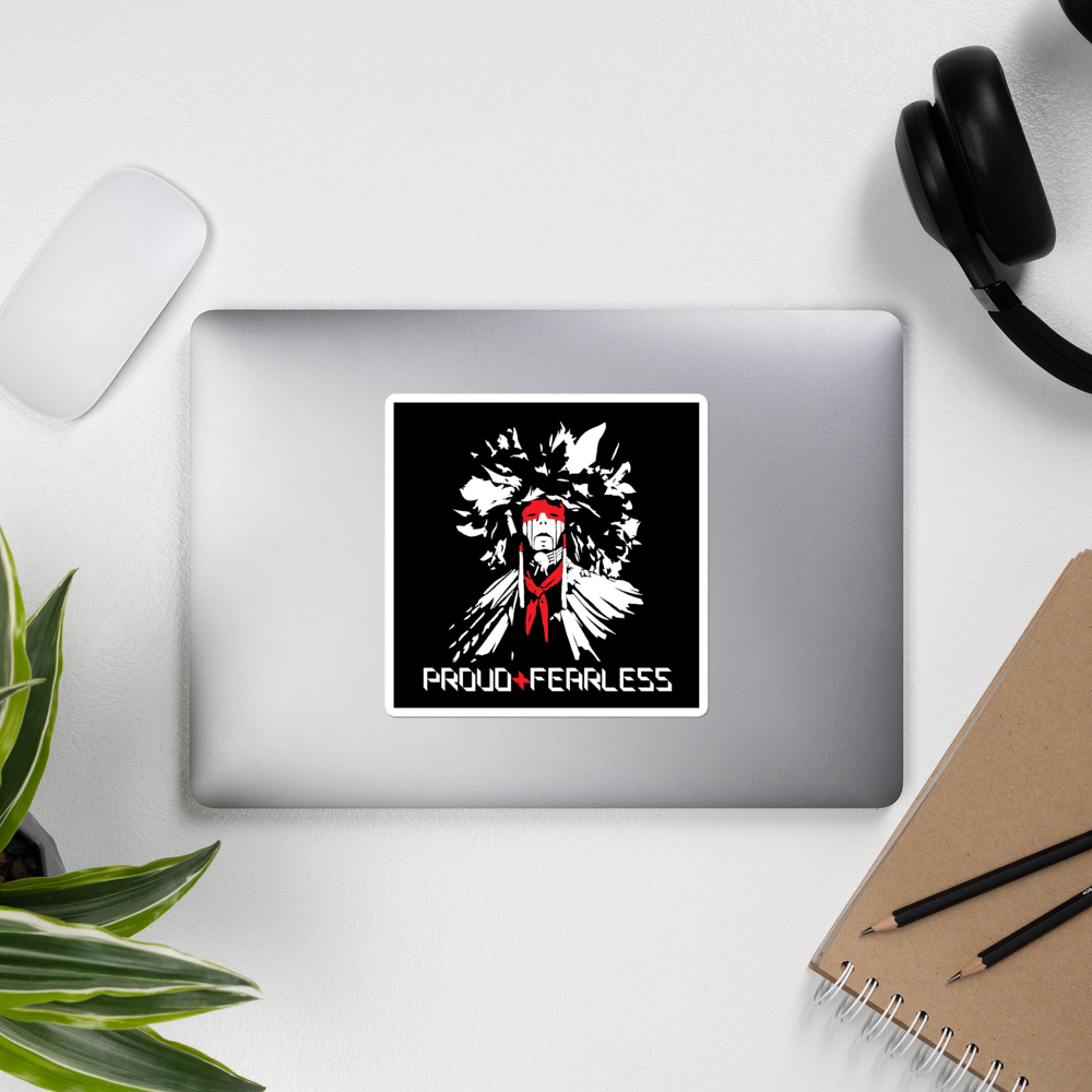 Stoic Face Bubble-free stickers