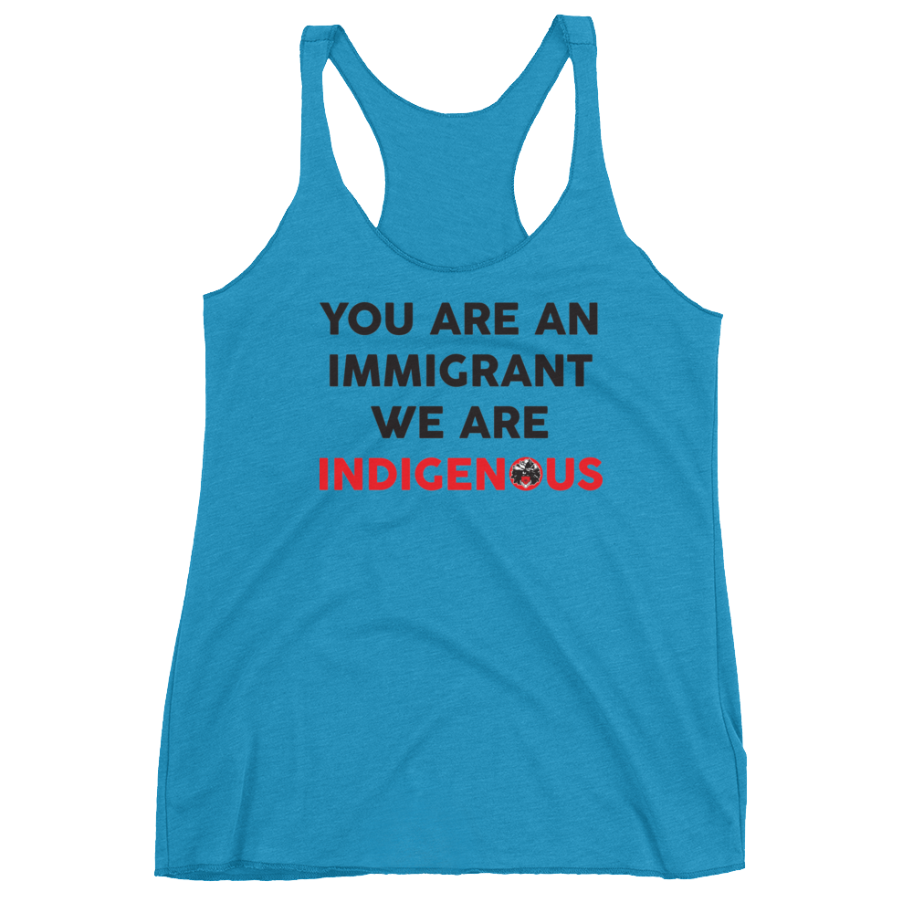 We are Indigenous Racerback Tank