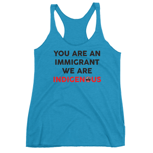 We are Indigenous Racerback Tank