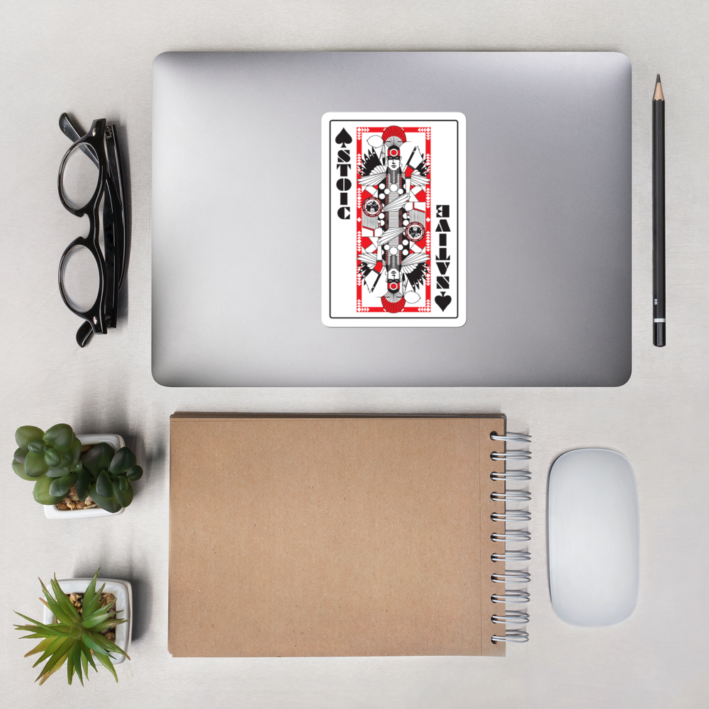 Stoic King Bubble-free stickers