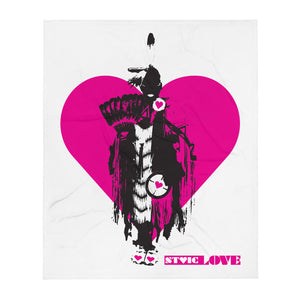 Women's Traditional Love Throw Blanket