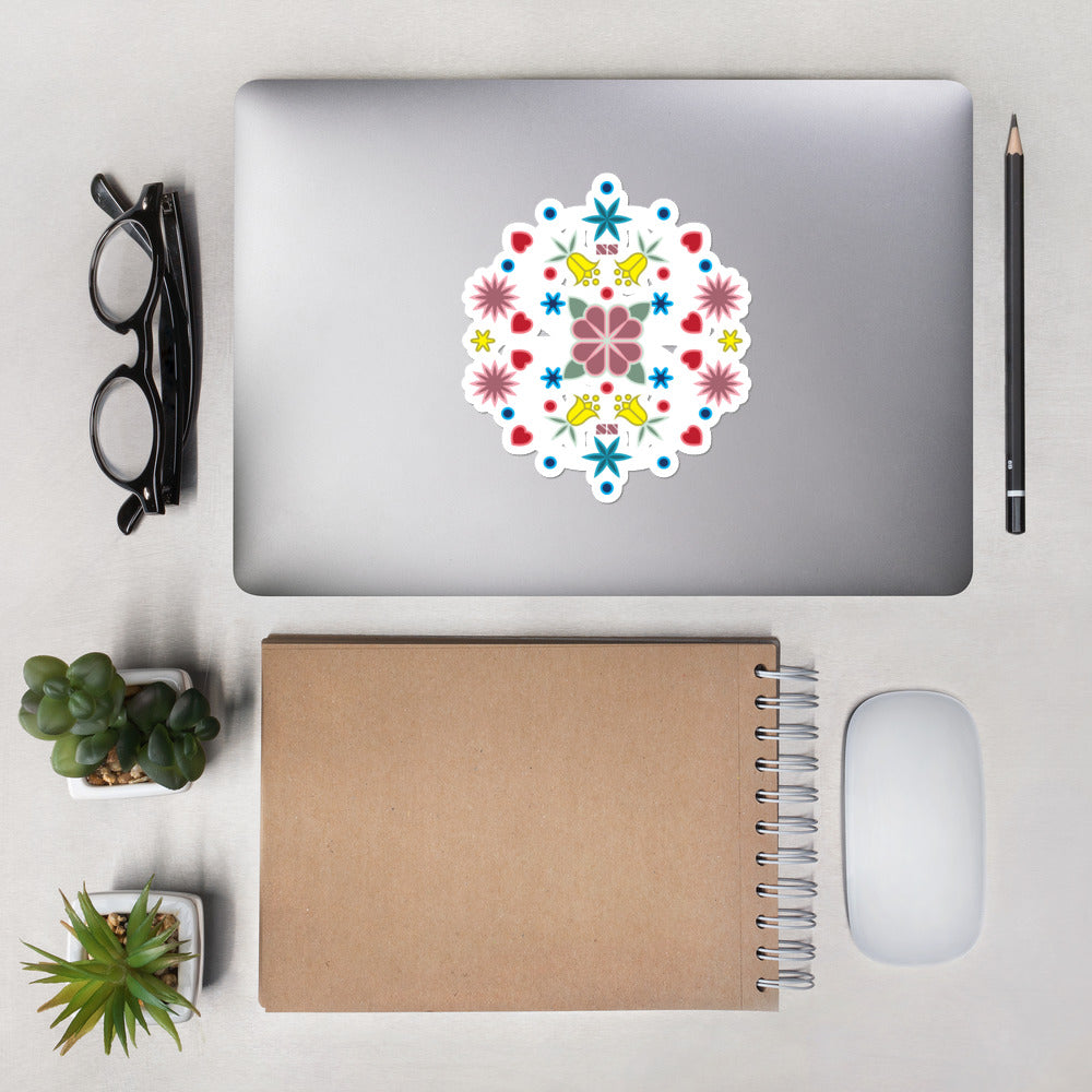 Native Floral stickers