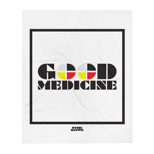 Good Medicine Throw Blanket