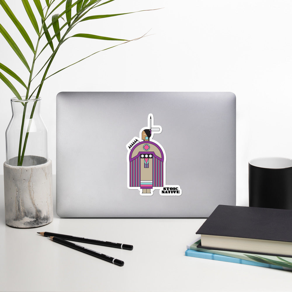 Women's Traditional Bubble-free stickers