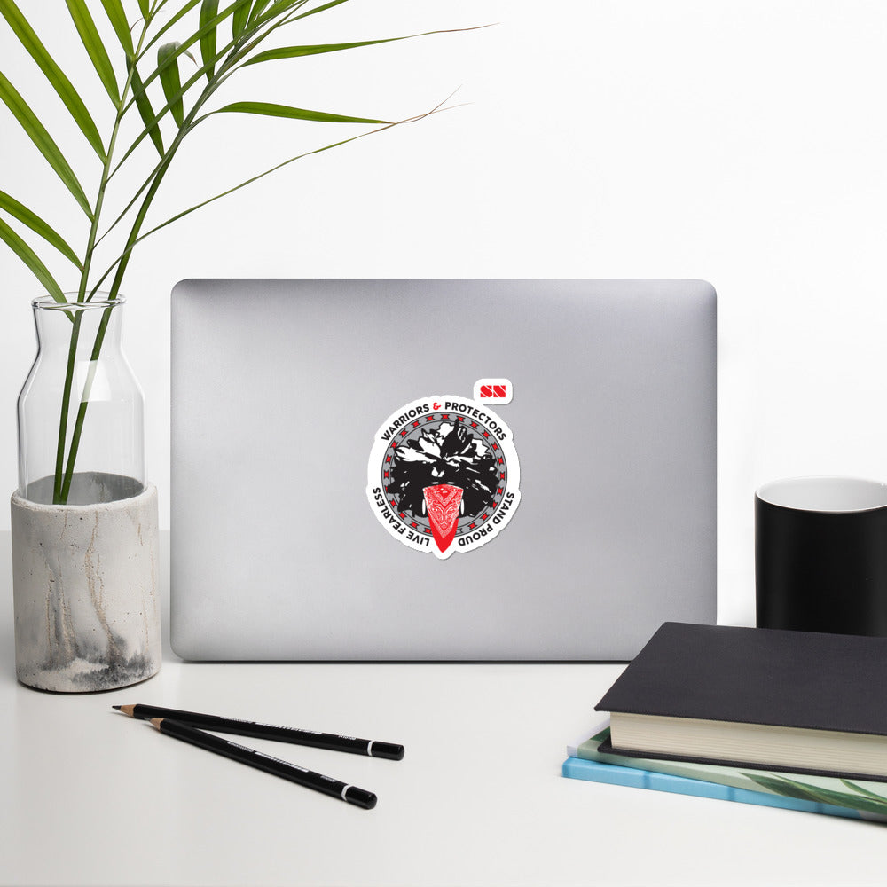 Native Warriors Bubble-free stickers