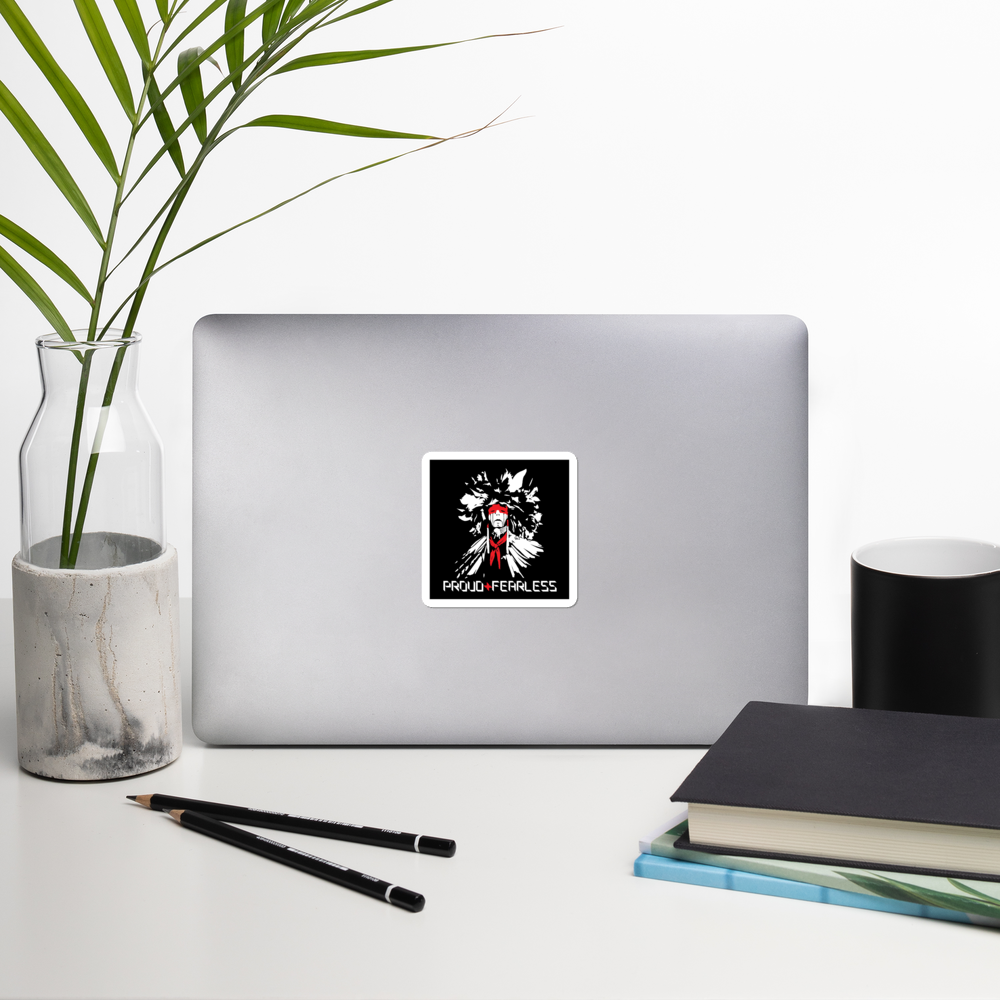Stoic Face Bubble-free stickers