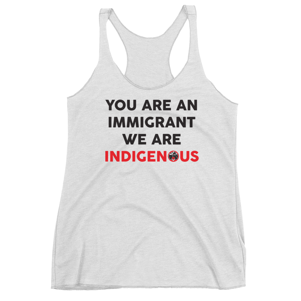 We are Indigenous Racerback Tank