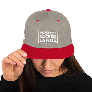 Protect Sacred Lands Snapback Hat