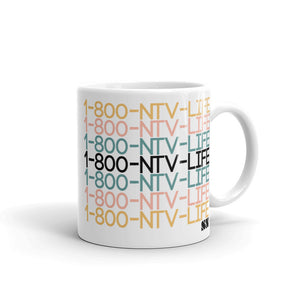 1800 ntv life Mug