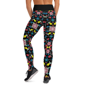 Native Floral Yoga Leggings
