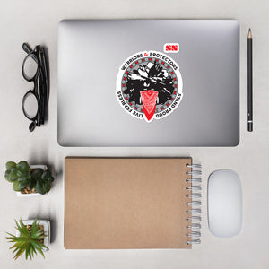 Native Warriors Bubble-free stickers