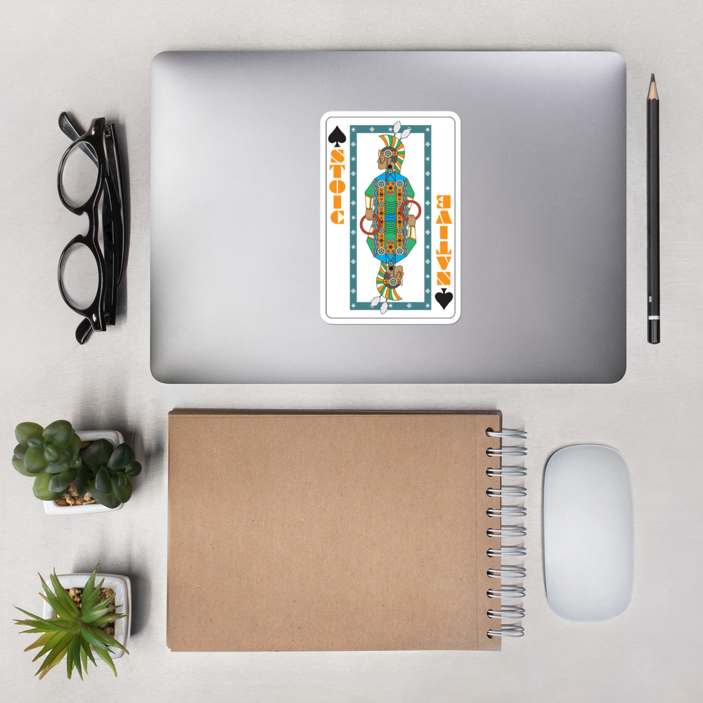 Stoic Grass King Bubble-free stickers