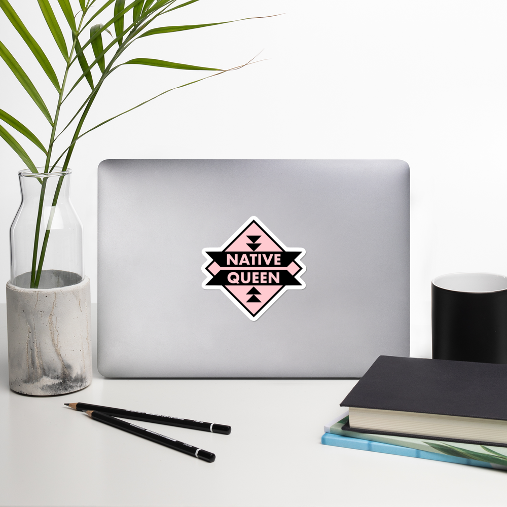 Native Queen Bubble-free stickers