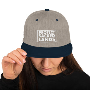 Protect Sacred Lands Snapback Hat