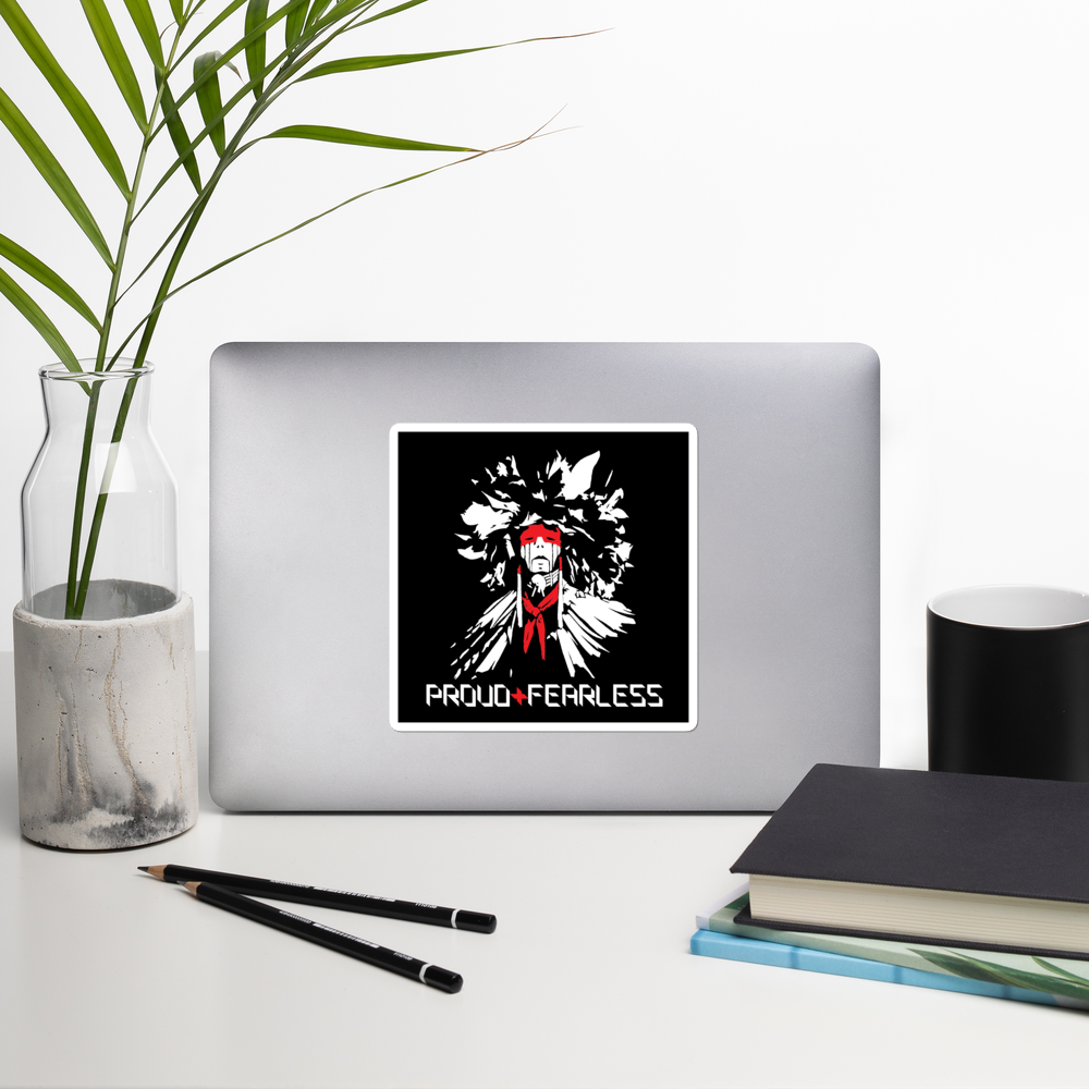 Stoic Face Bubble-free stickers