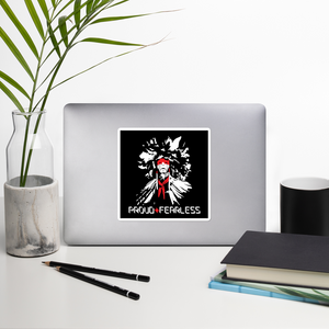 Stoic Face Bubble-free stickers