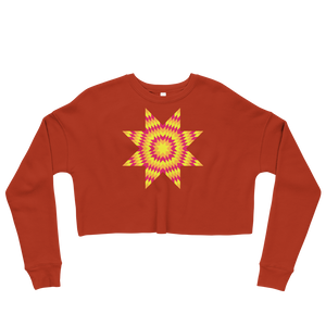 Sunburst Star Crop Sweatshirt