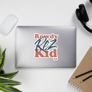 Rowdy Rez Kid Stickers