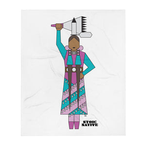 Jingle Dress Dancer Throw Blanket