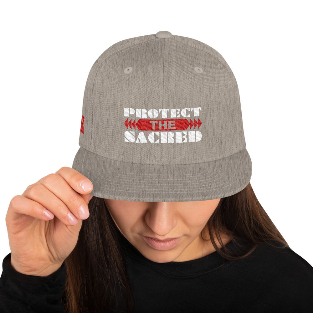 Protect the Sacred Snapback Hat