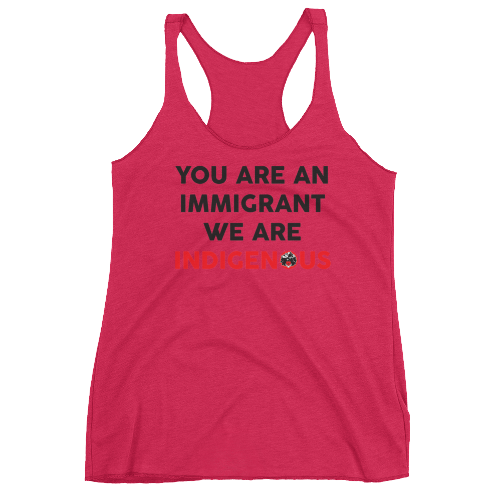 We are Indigenous Racerback Tank