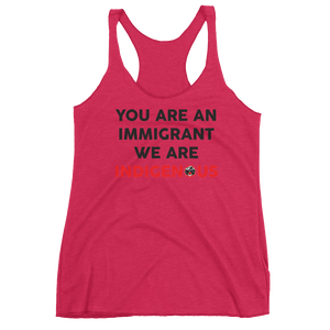 We are Indigenous Racerback Tank