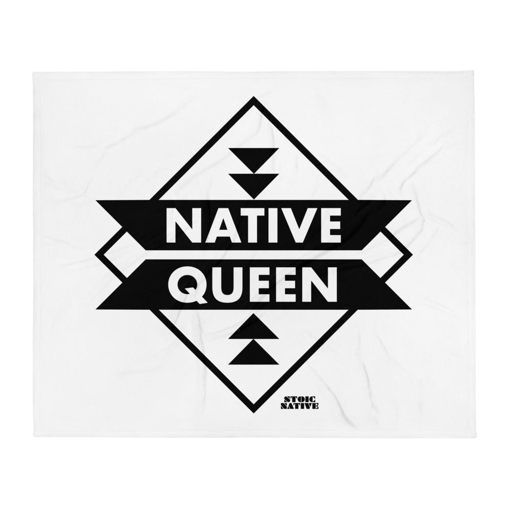 Native Queen Throw Blanket