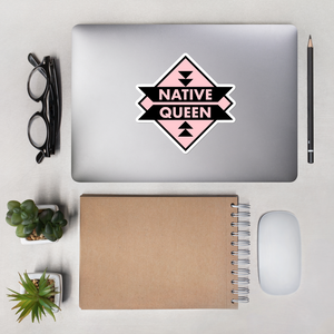 Native Queen Bubble-free stickers