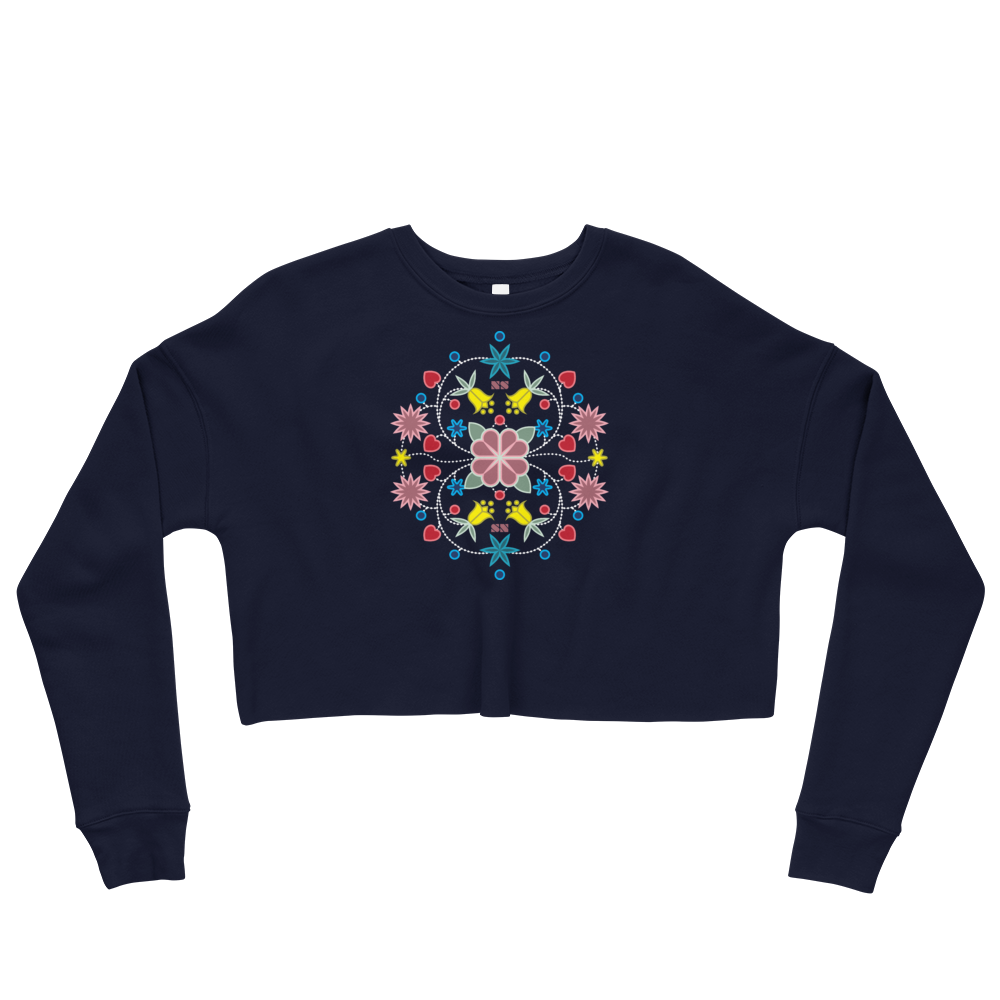 Native Floral Crop Sweatshirt