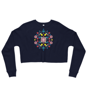 Native Floral Crop Sweatshirt